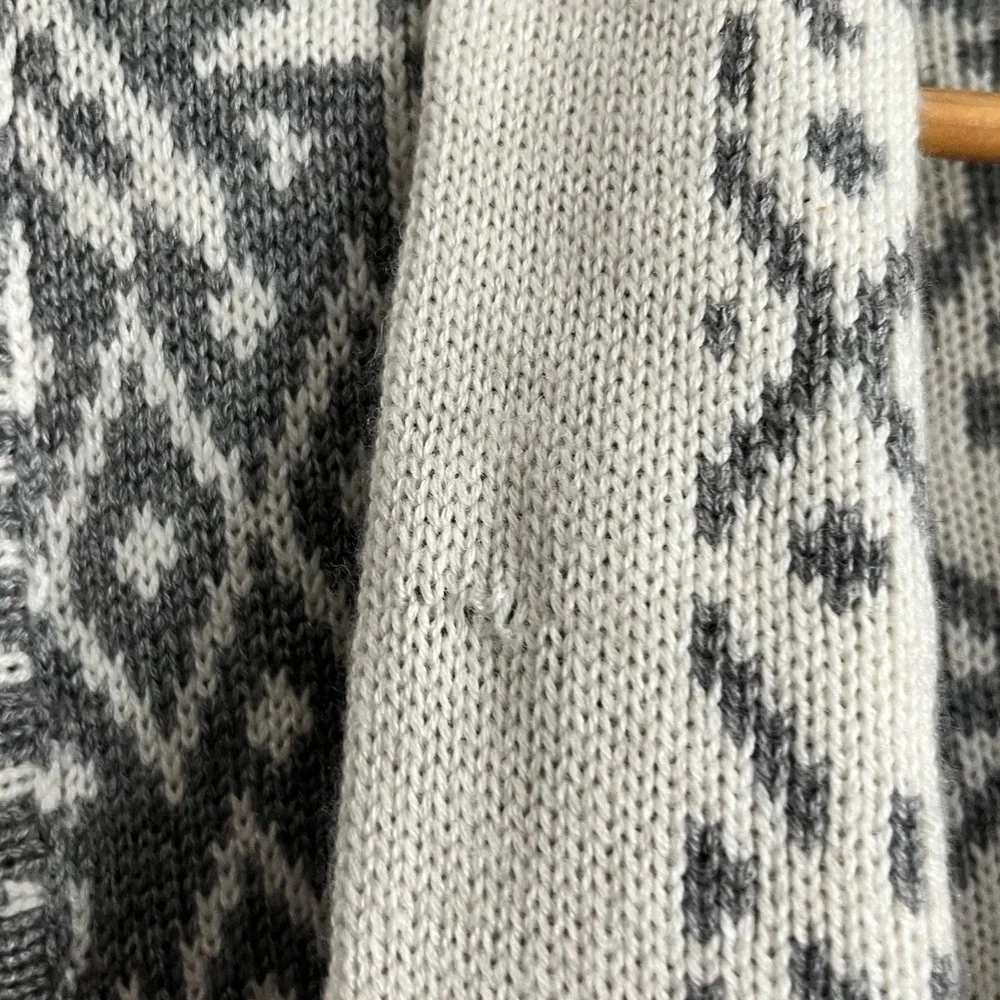 Talbots Open front Gray  Wool Cashmere Cardigan